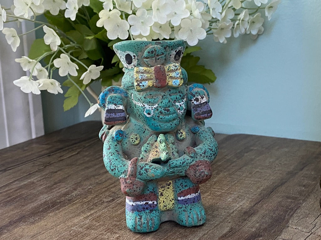 Vintage Mayan Aztec Inspired Figurine at Duckwells