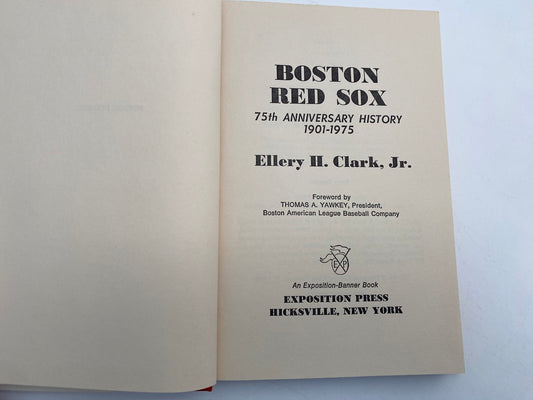Vintage Boston Red Sox First Edition Book