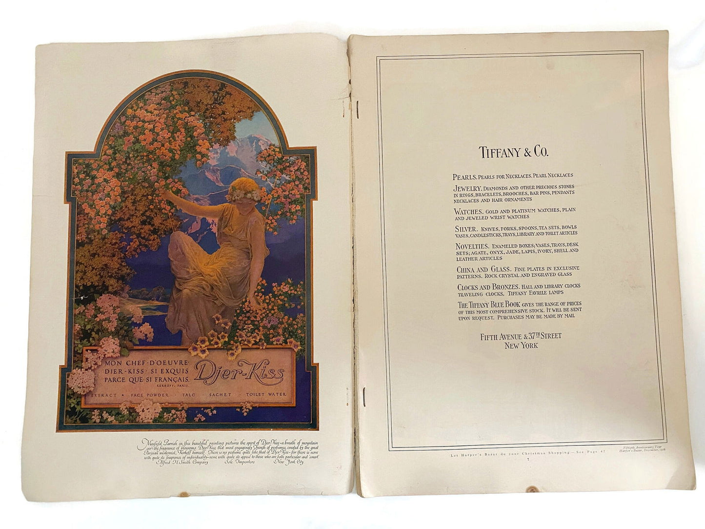 1916 Harpers Bazar Magazine December Edition at Duckwells