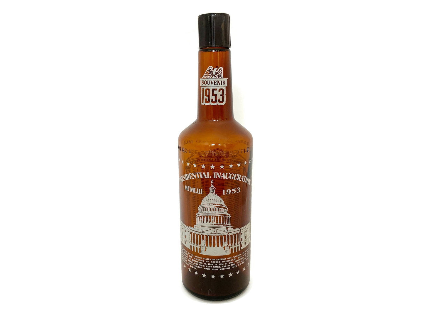 1953 Presidential Inaugural Bottle by Old Boston at Duckwells