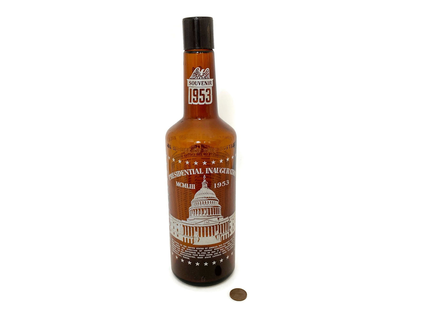 1953 Presidential Inaugural Bottle by Old Boston at Duckwells