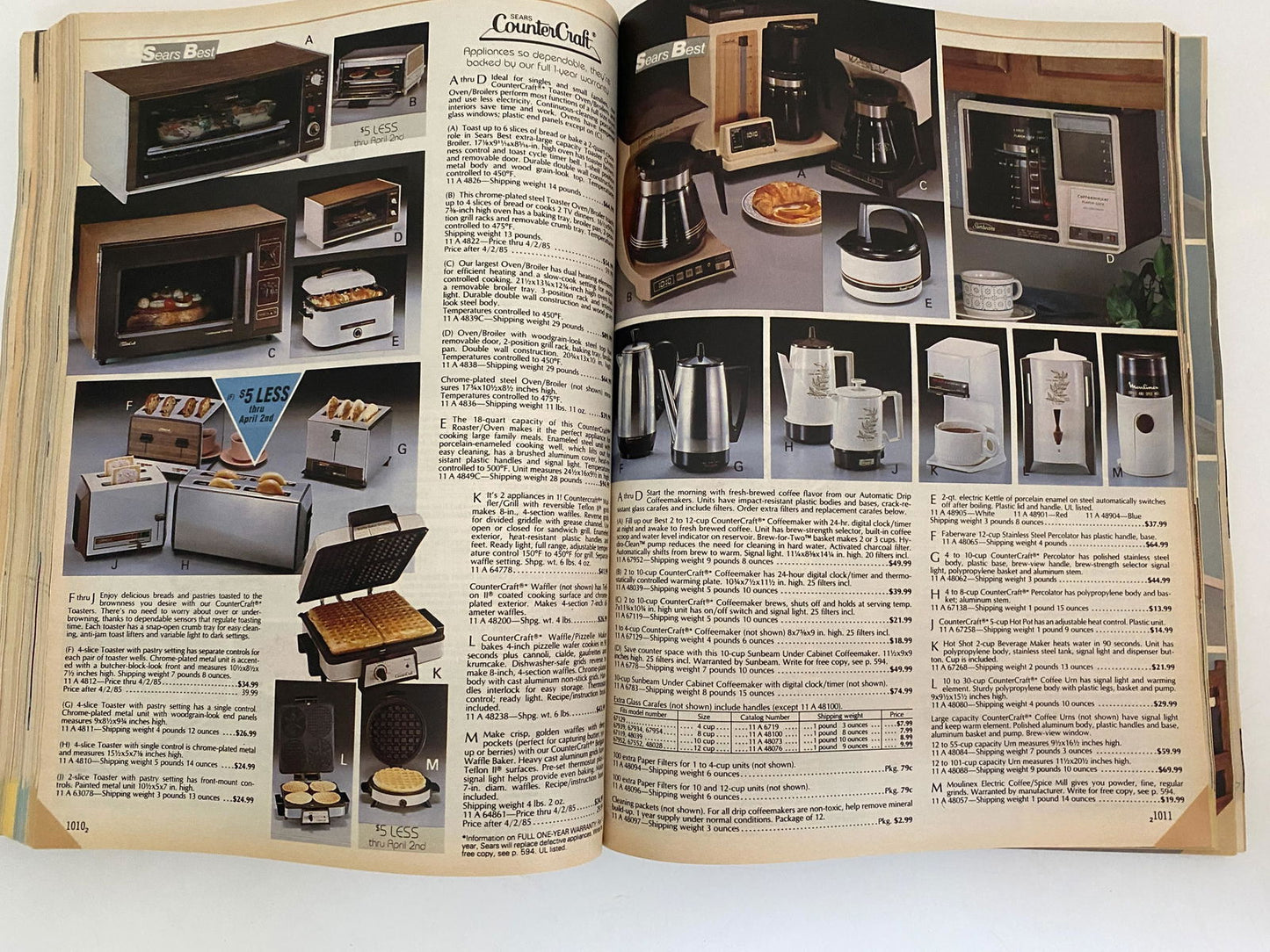 1985 Sears Roebuck Spring Summer Catalog at Duckwells
