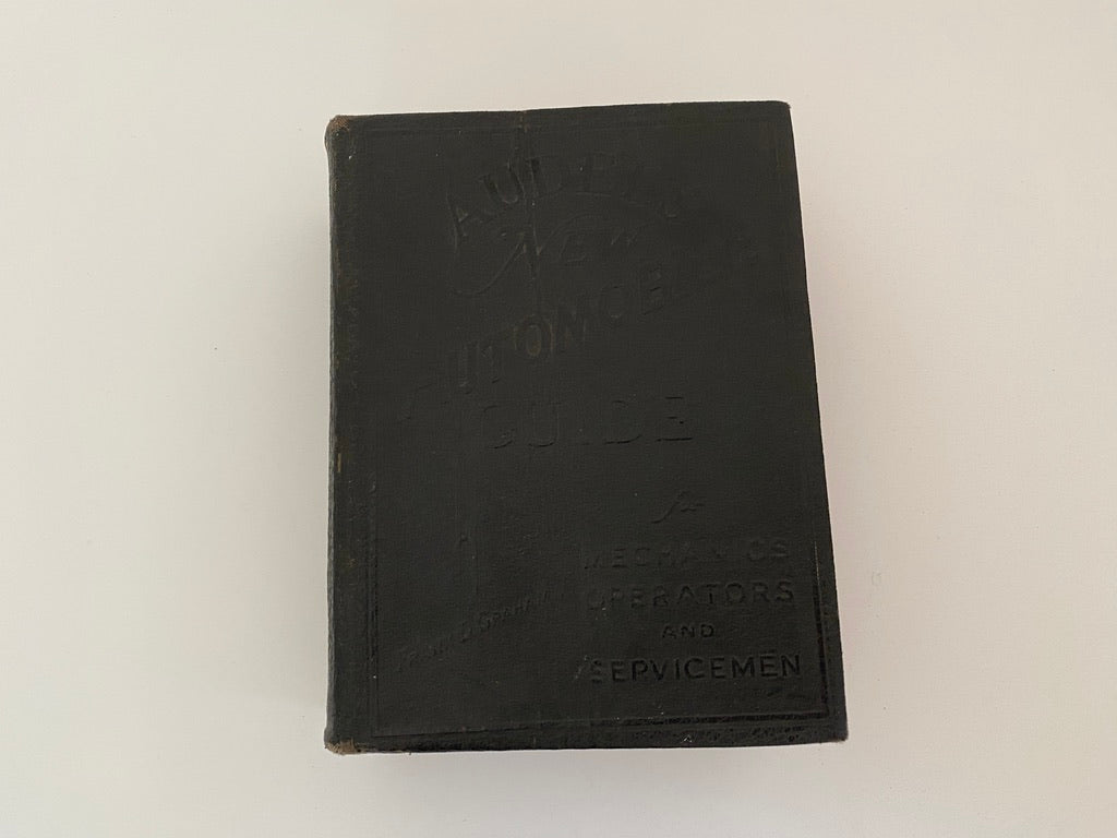 Vintage 1947 Audels New Automobile Guide for Mechanics