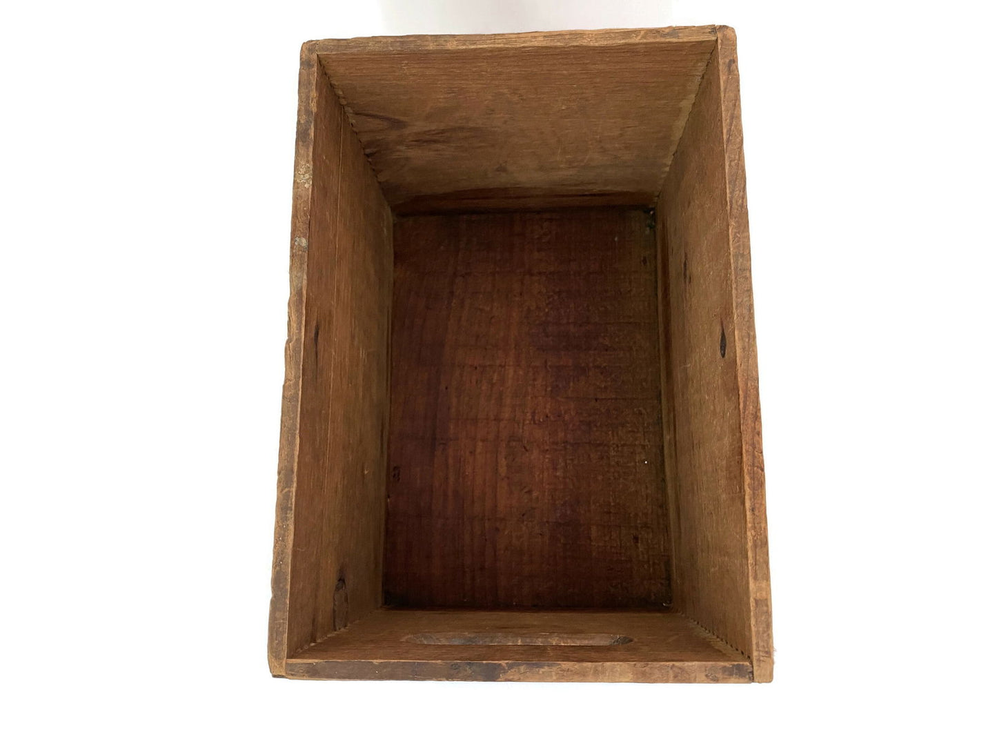 Antique Edison Lamp Advertising Wood Box - Duckwells