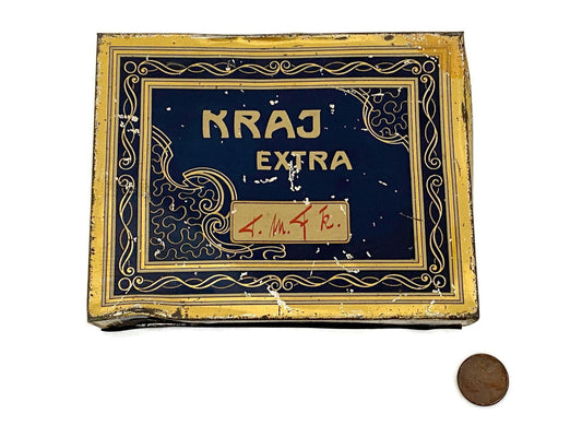 Antique Kraj Cigarette Tin Dusseldorf at Duckwells