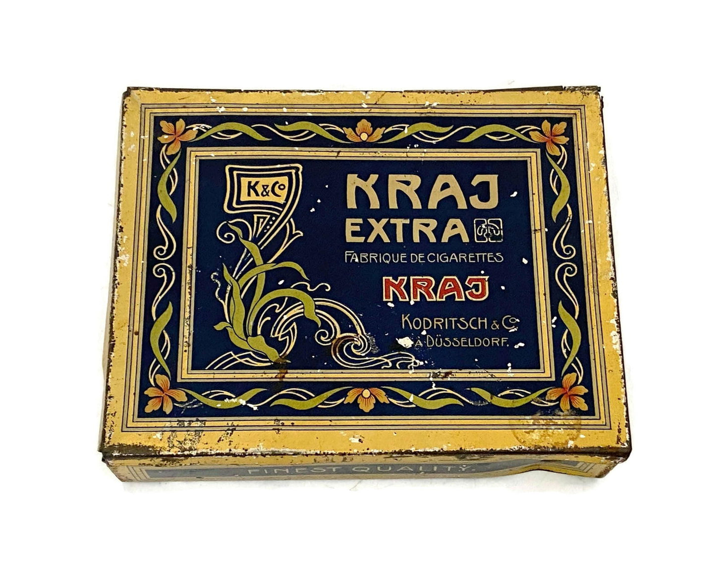 Antique Kraj Cigarette Tin Dusseldorf at Duckwells
