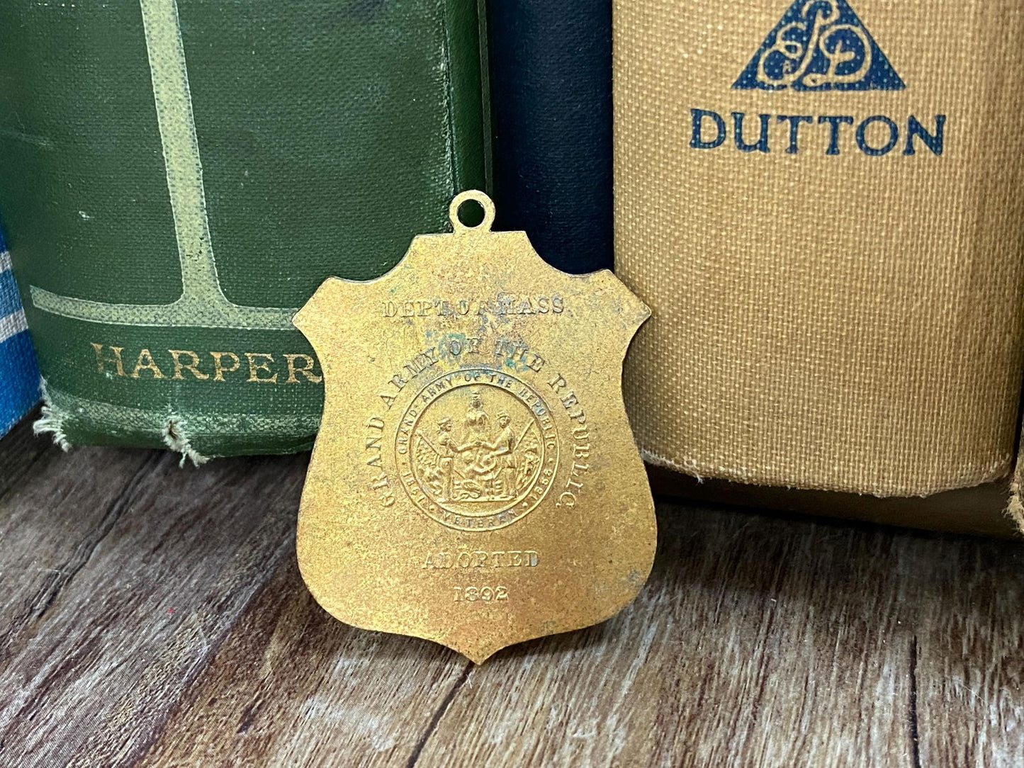 Antique Massachusetts Grand Army of the Republic Medal - Duckwells