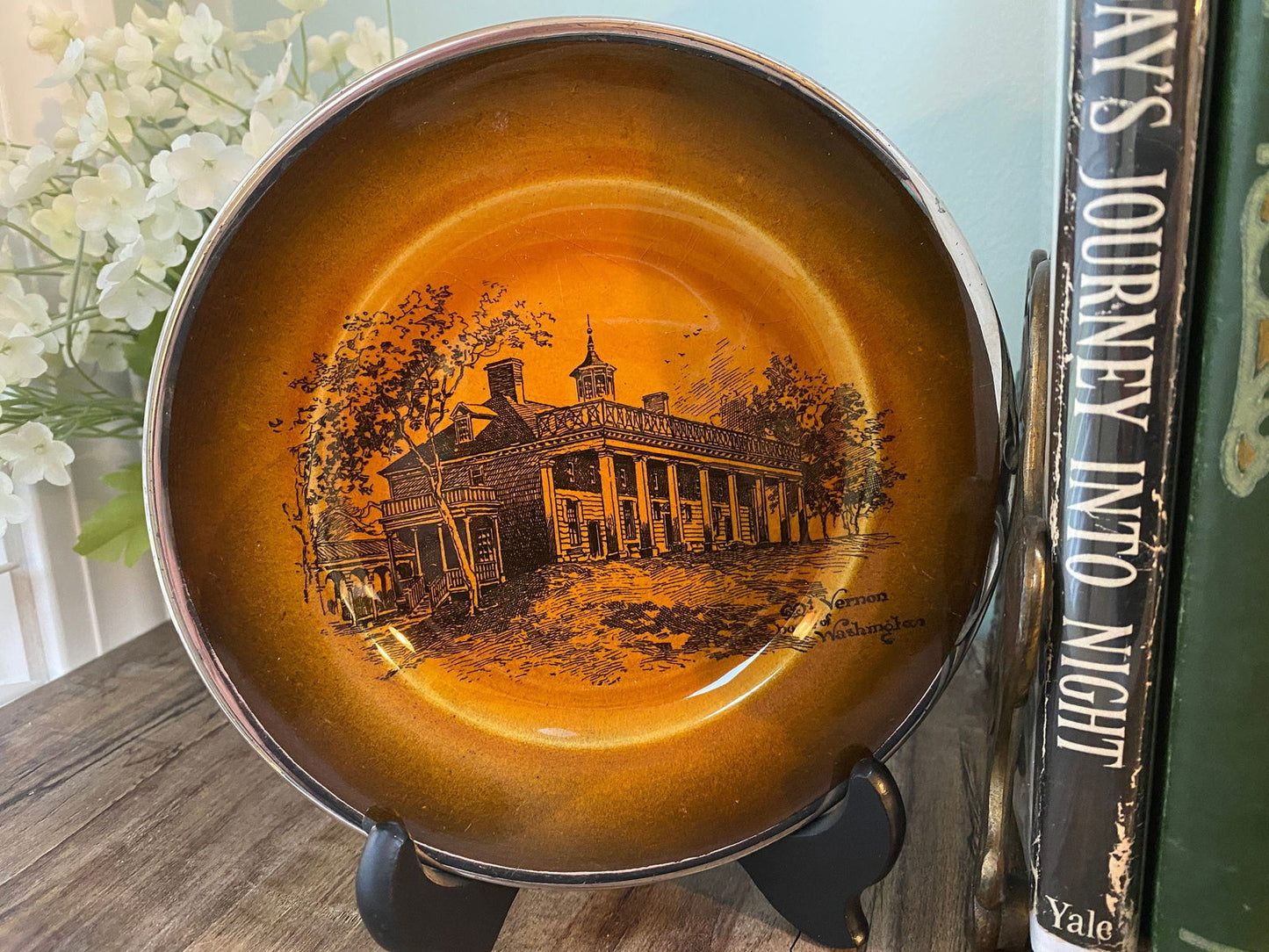 Antique Mount Vernon Plate by Ridgway circa 1908 at Duckwells