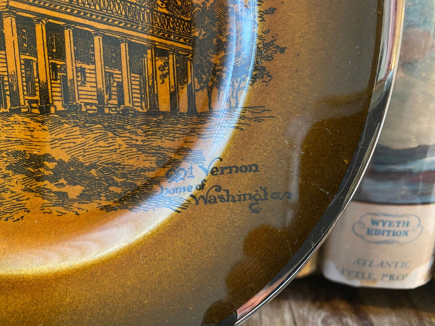 Antique Mount Vernon Plate by Ridgway circa 1908 at Duckwells