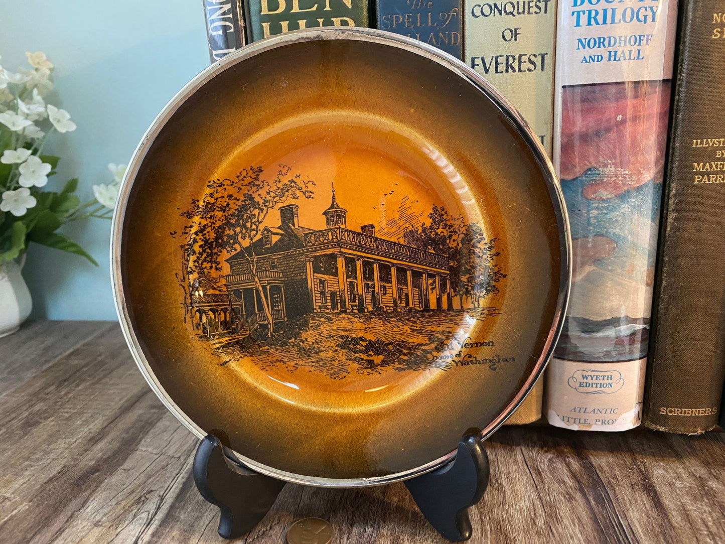 Antique Mount Vernon Plate by Ridgway circa 1908 at Duckwells