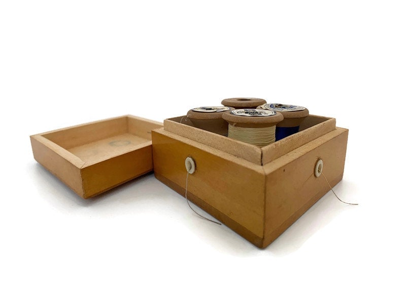 Antique Normandy France Souvenir Thread Holder at Duckwells