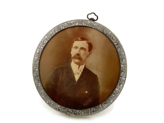 Antique Portrait and Frame by Columbia Portrait Company at Duckwells