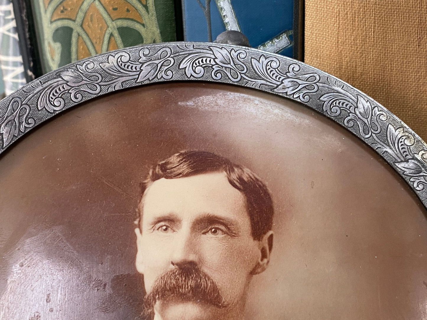 Antique Portrait and Frame by Columbia Portrait Company at Duckwells