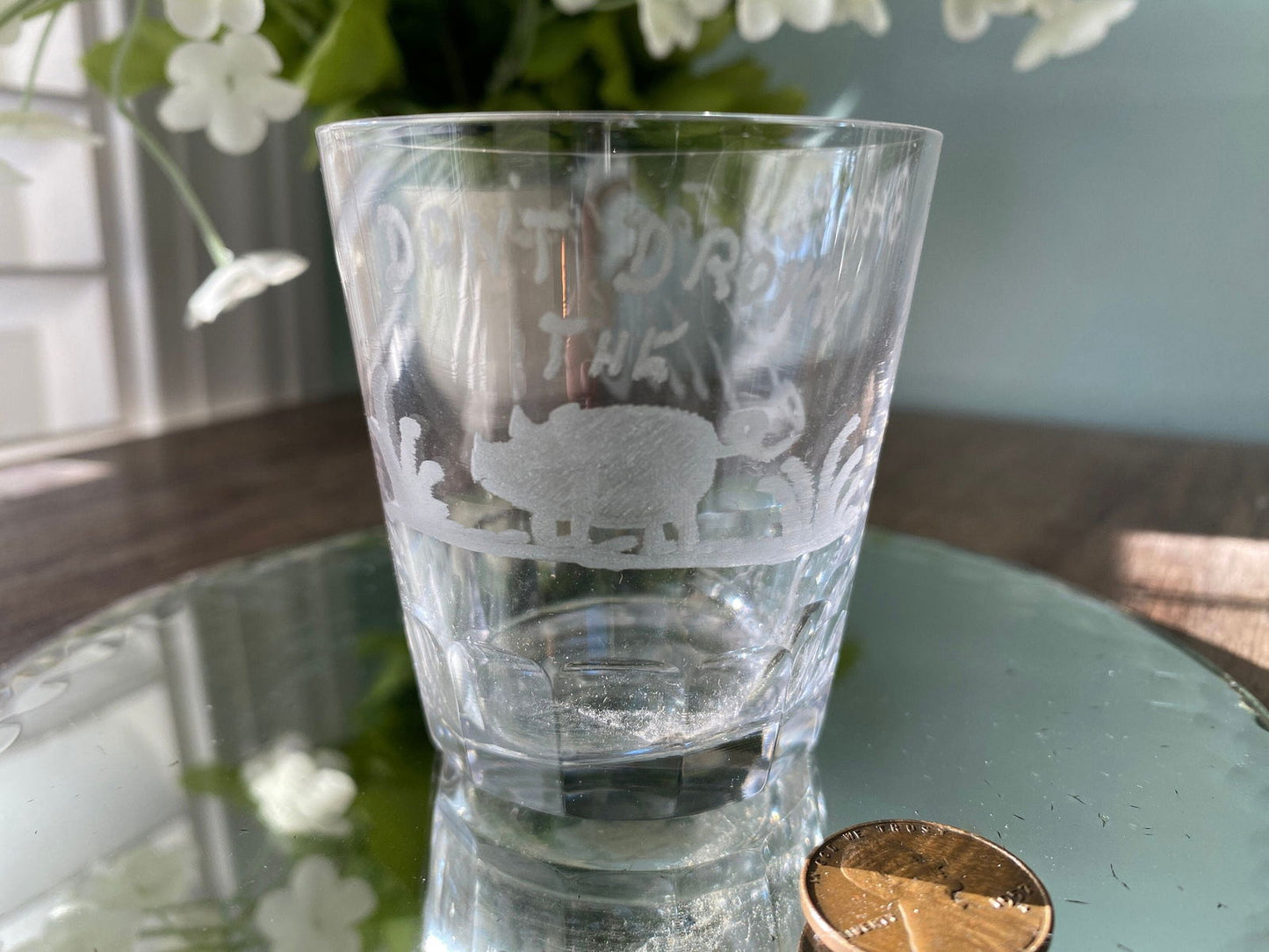 Antique Souvenir Glass from the Brockton Fair 1906 - Duckwells