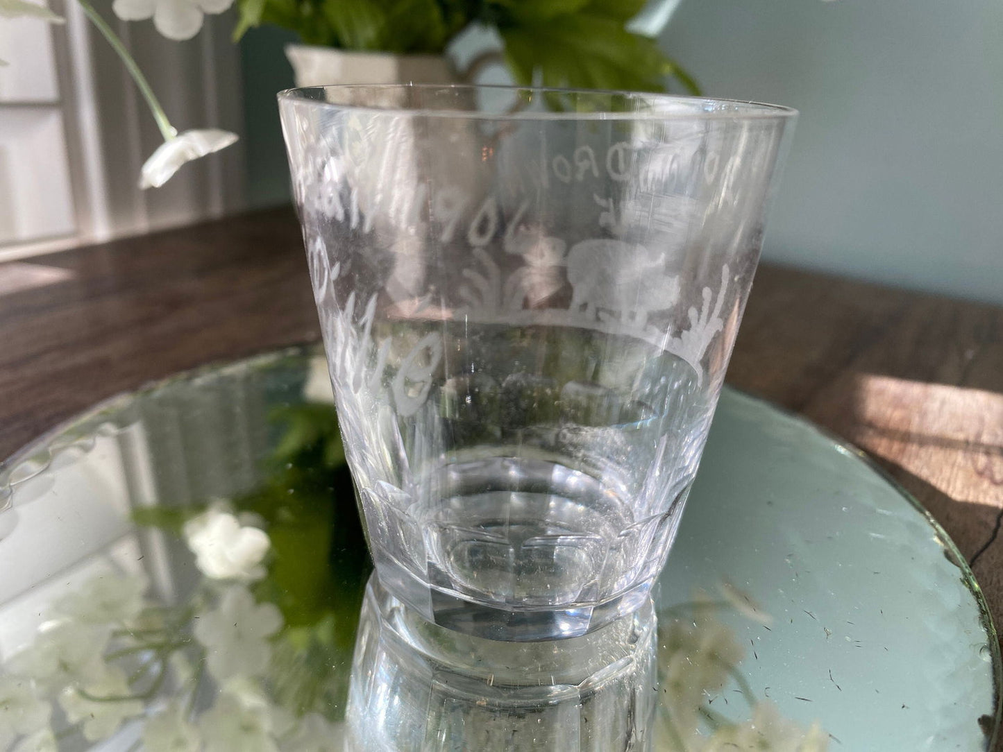 Antique Souvenir Glass from the Brockton Fair 1906 - Duckwells