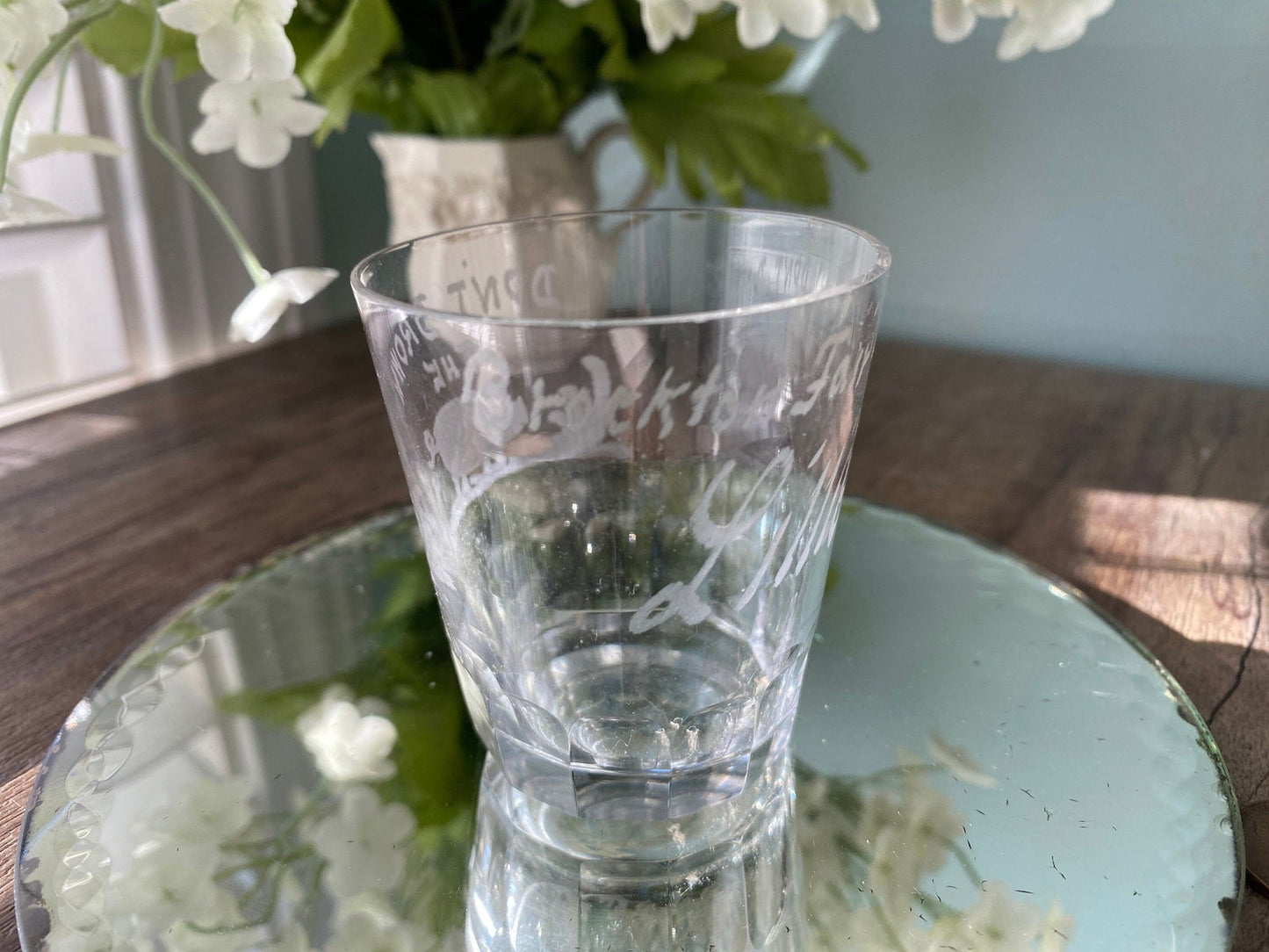 Antique Souvenir Glass from the Brockton Fair 1906 - Duckwells