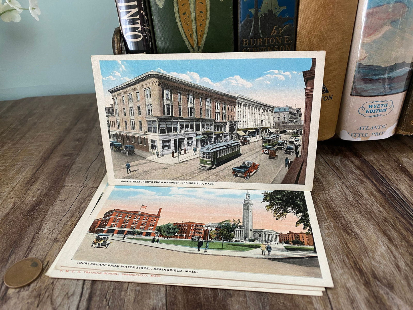 Antique Springfield Massachusetts Postcards Postcards at Duckwells