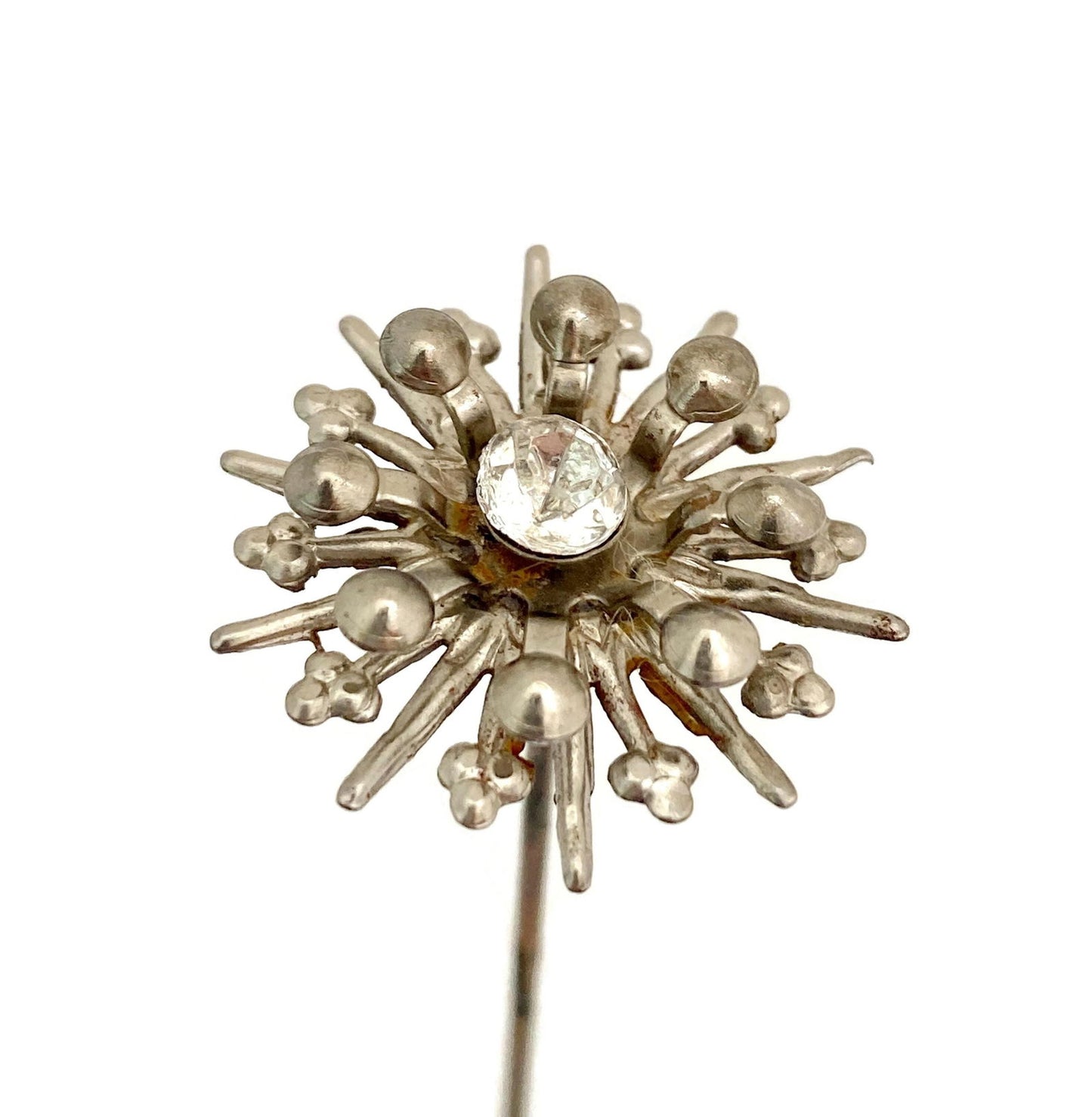 Antique Starburst Metal Hat Pin at Duckwells