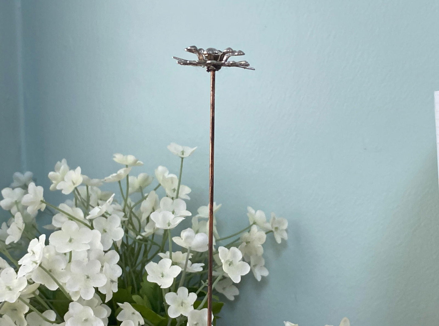 Antique Starburst Metal Hat Pin at Duckwells