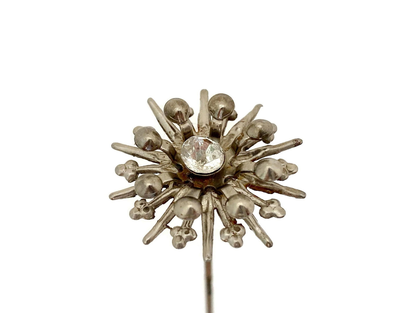 Antique Starburst Metal Hat Pin at Duckwells
