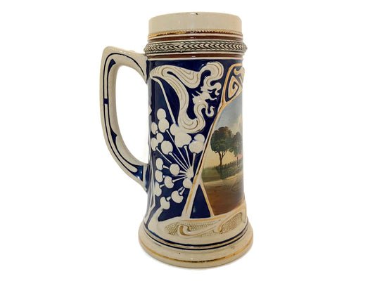 Antique Stein Souvenir of the Bunker Hill Monument at Duckwells