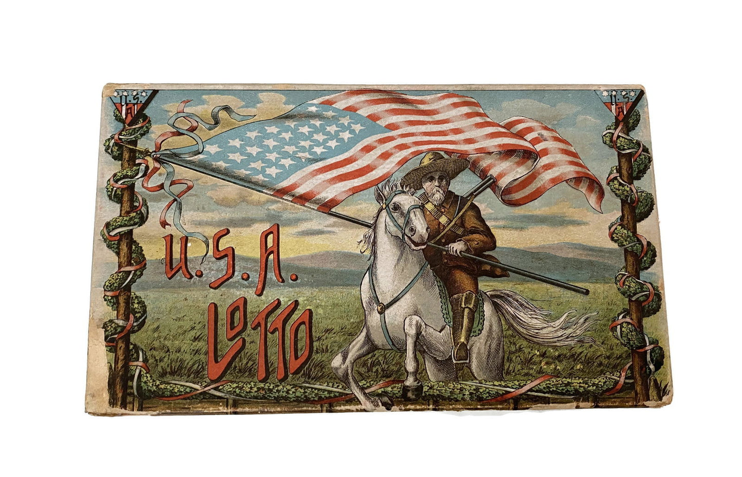 Antique USA Lotto Game at Duckwells