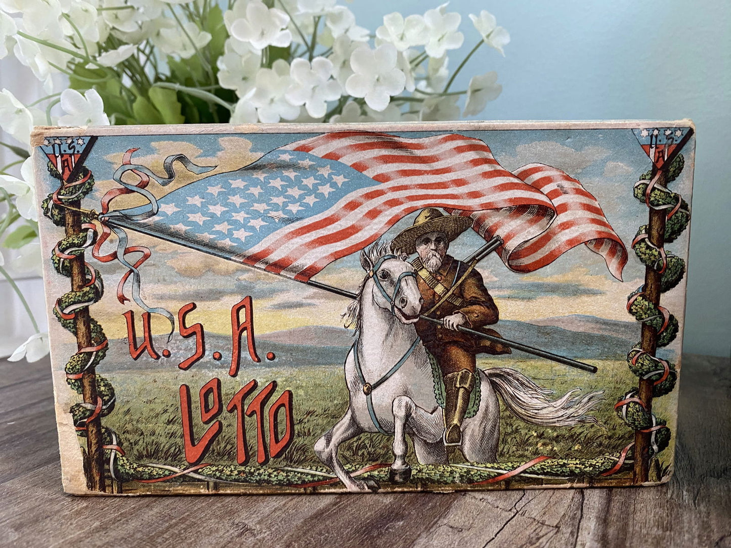 Antique USA Lotto Game at Duckwells