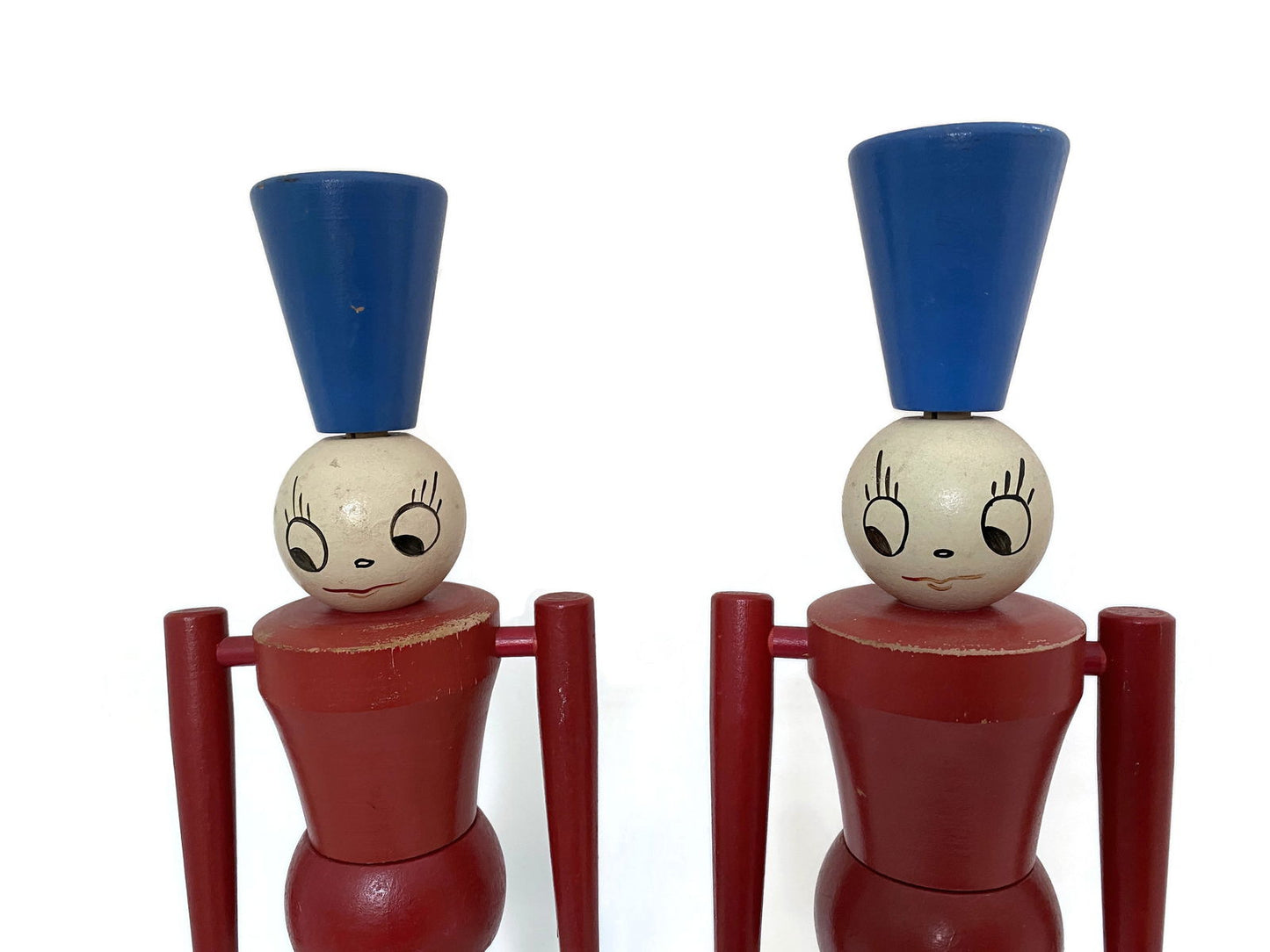 Antique Wood Toy Soldiers at Duckwells
