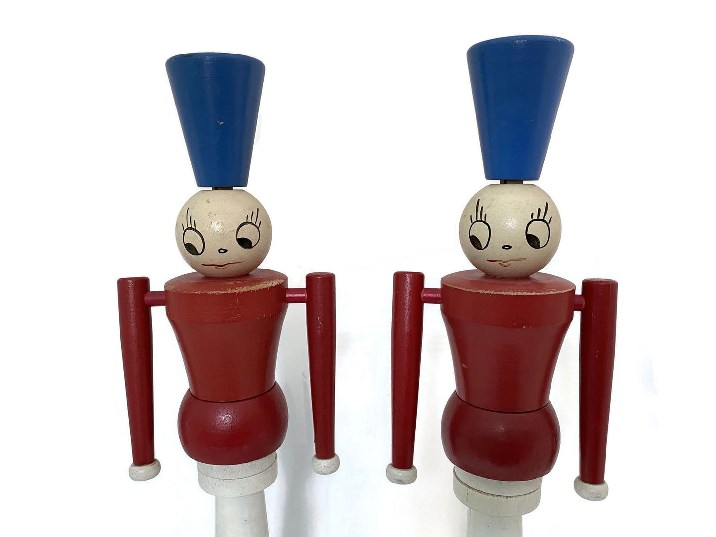 Antique Wood Toy Soldiers at Duckwells