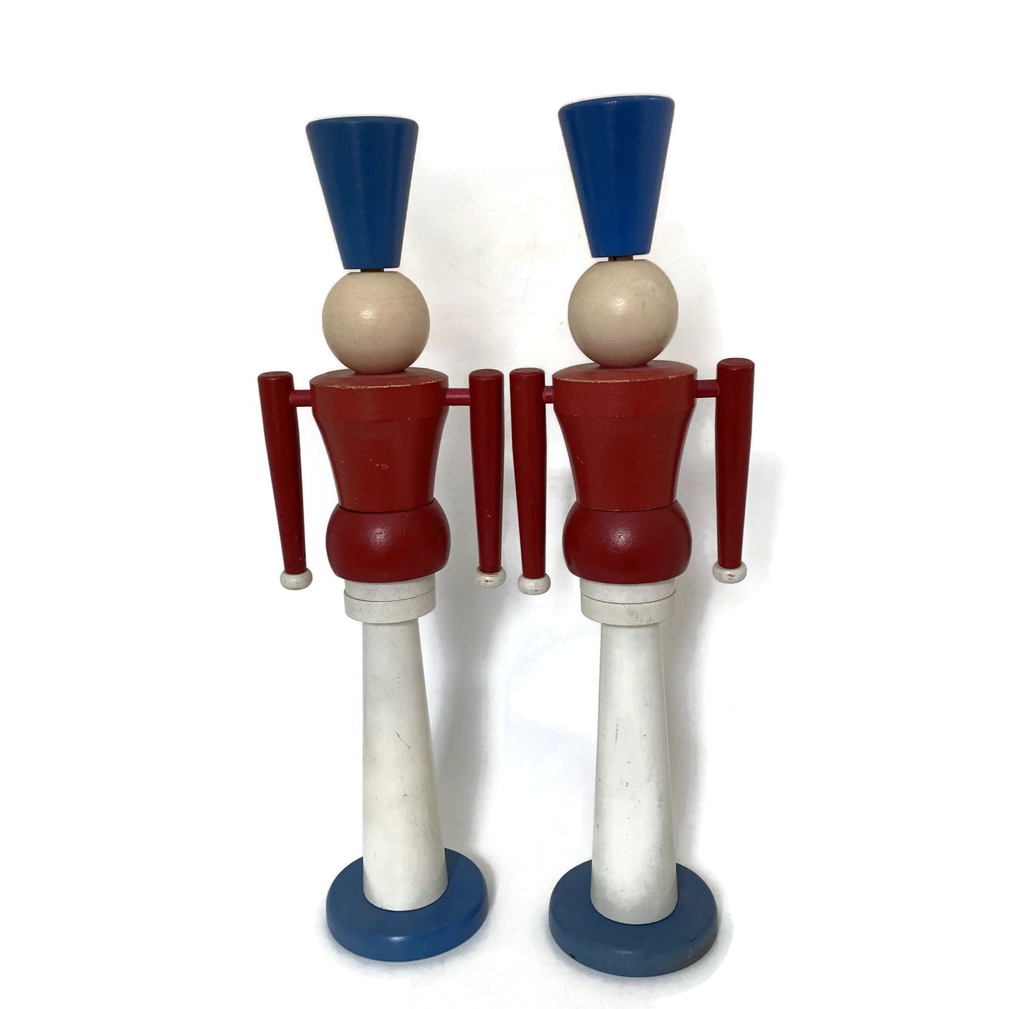 Antique Wood Toy Soldiers at Duckwells