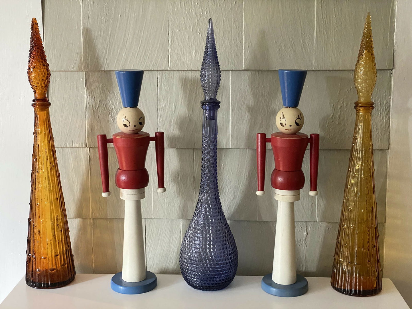 Antique Wood Toy Soldiers at Duckwells