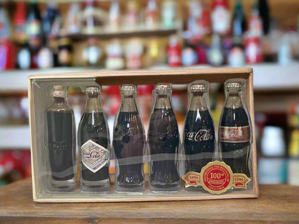 Vintage Coca Cola Bottles Collectible Miniatures at Duckwells