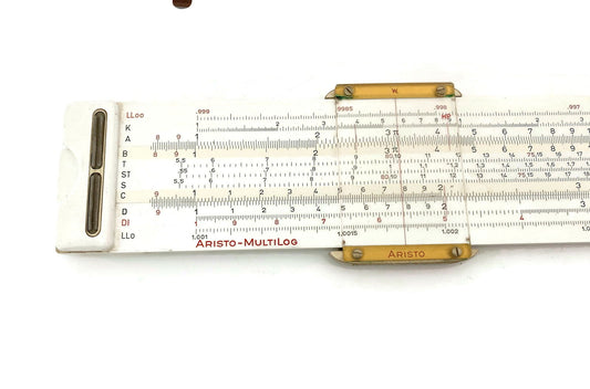 MidCentury Aristo Slide Ruler Model 0970 at Duckwells