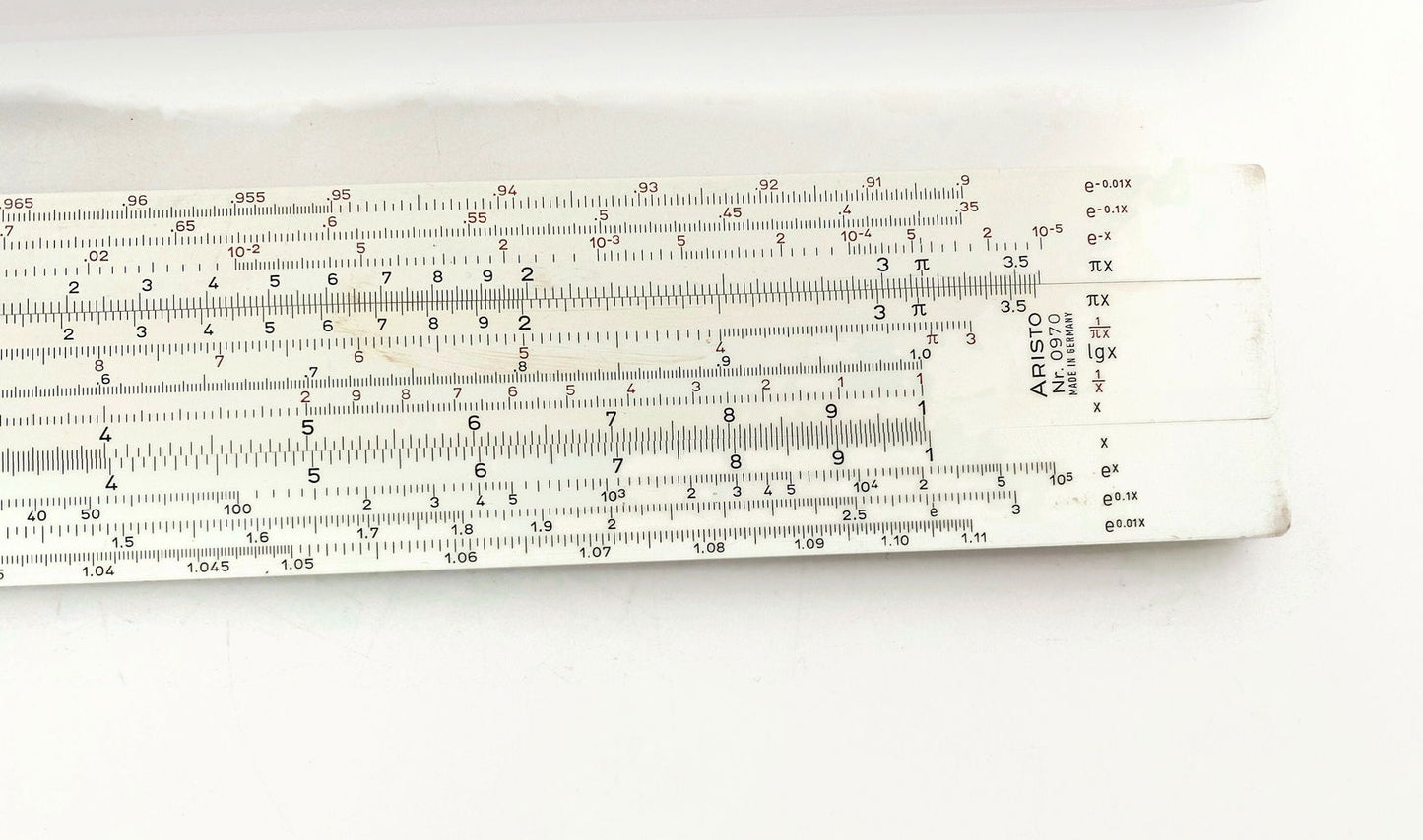 MidCentury Aristo Slide Ruler Model 0970 at Duckwells