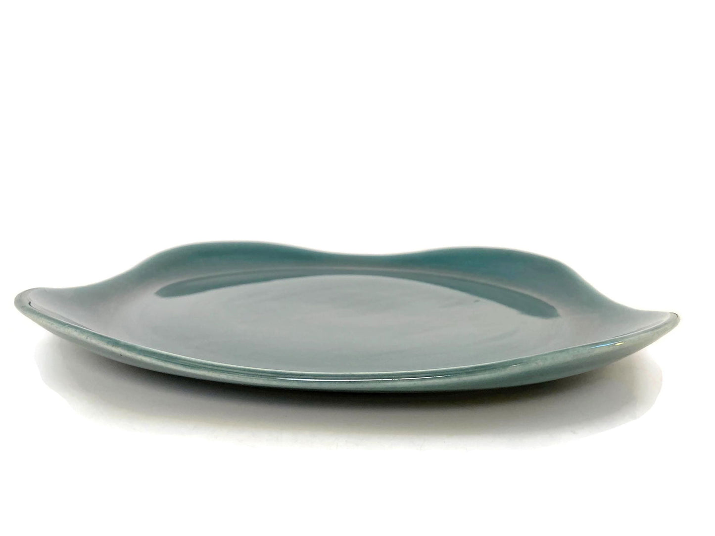 Mid Century Russel Wright Platter Steubenville American Modern in Seafoam - Duckwells