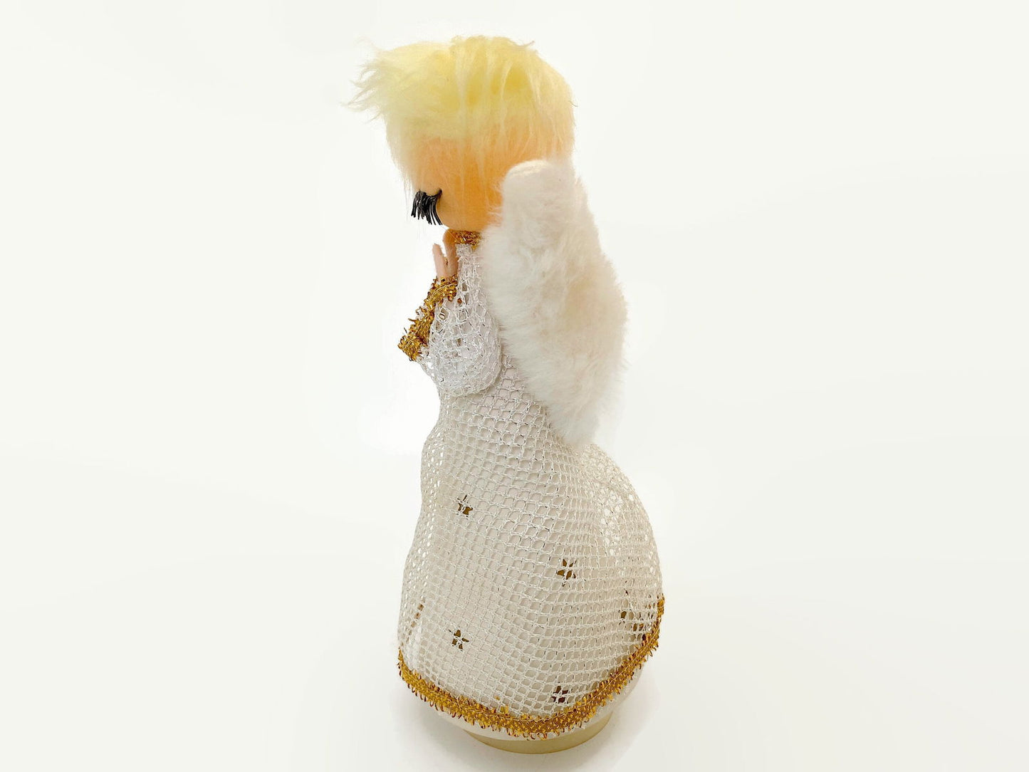 Midcentury Angel Musical Figurine by Shiny Brite at Duckwells