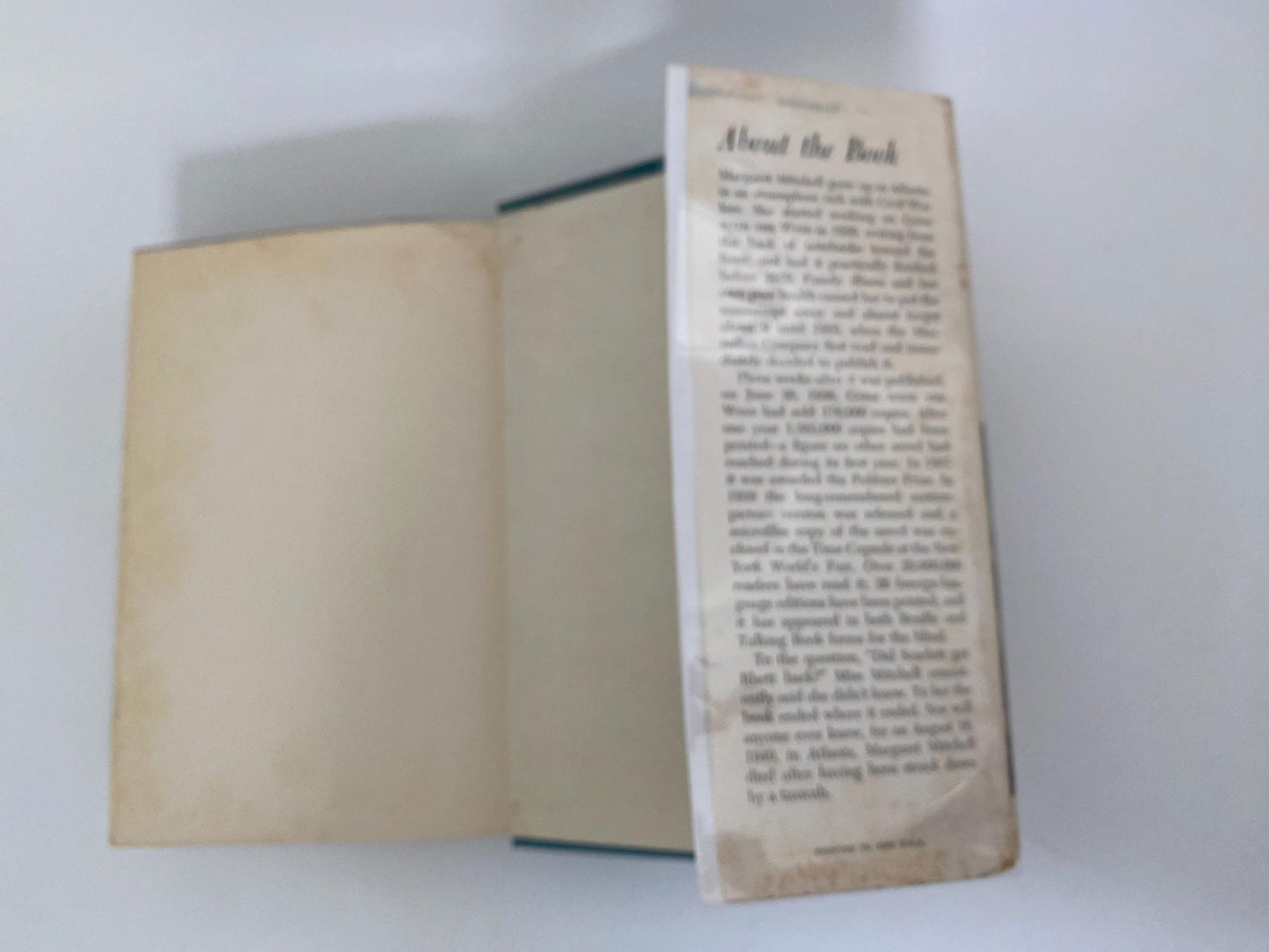 Midcentury Gone With the Wind 1954 Book Club Edition at Duckwells