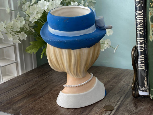 Midcentury Lady Headvase by Relpo at Duckwells