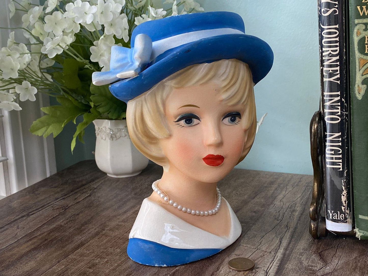 Midcentury Lady Headvase by Relpo - Duckwells