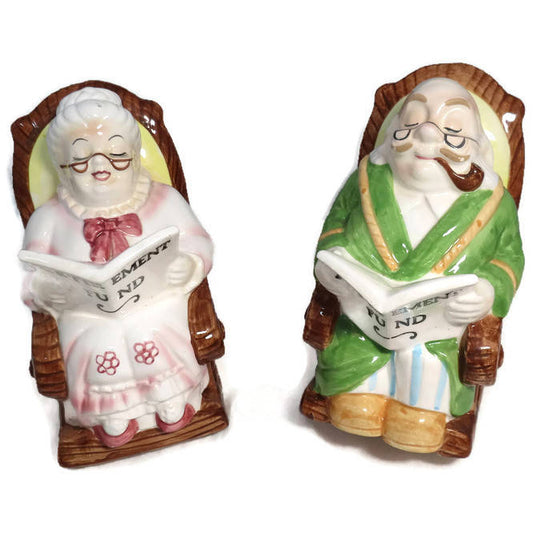 Midcentury Lefton Ceramic Retirement Piggy Banks at Duckwells