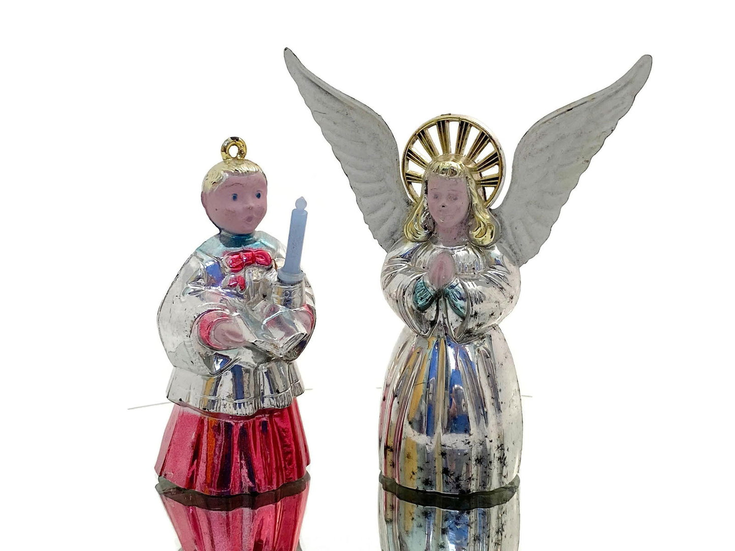 Midcentury Plastic Christmas Ornaments by Bradford - Duckwells