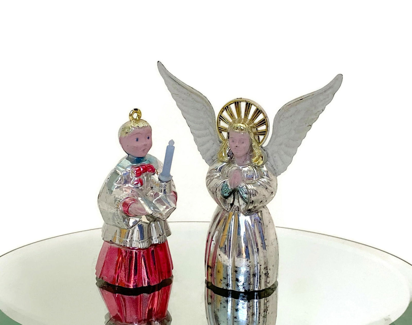 Midcentury Plastic Christmas Ornaments by Bradford - Duckwells
