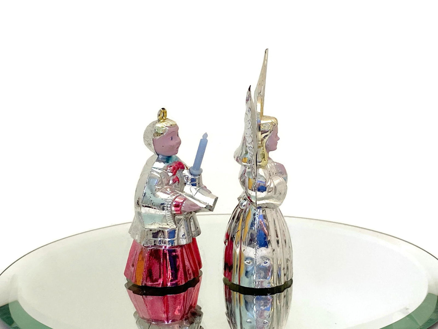 Midcentury Plastic Christmas Ornaments by Bradford - Duckwells