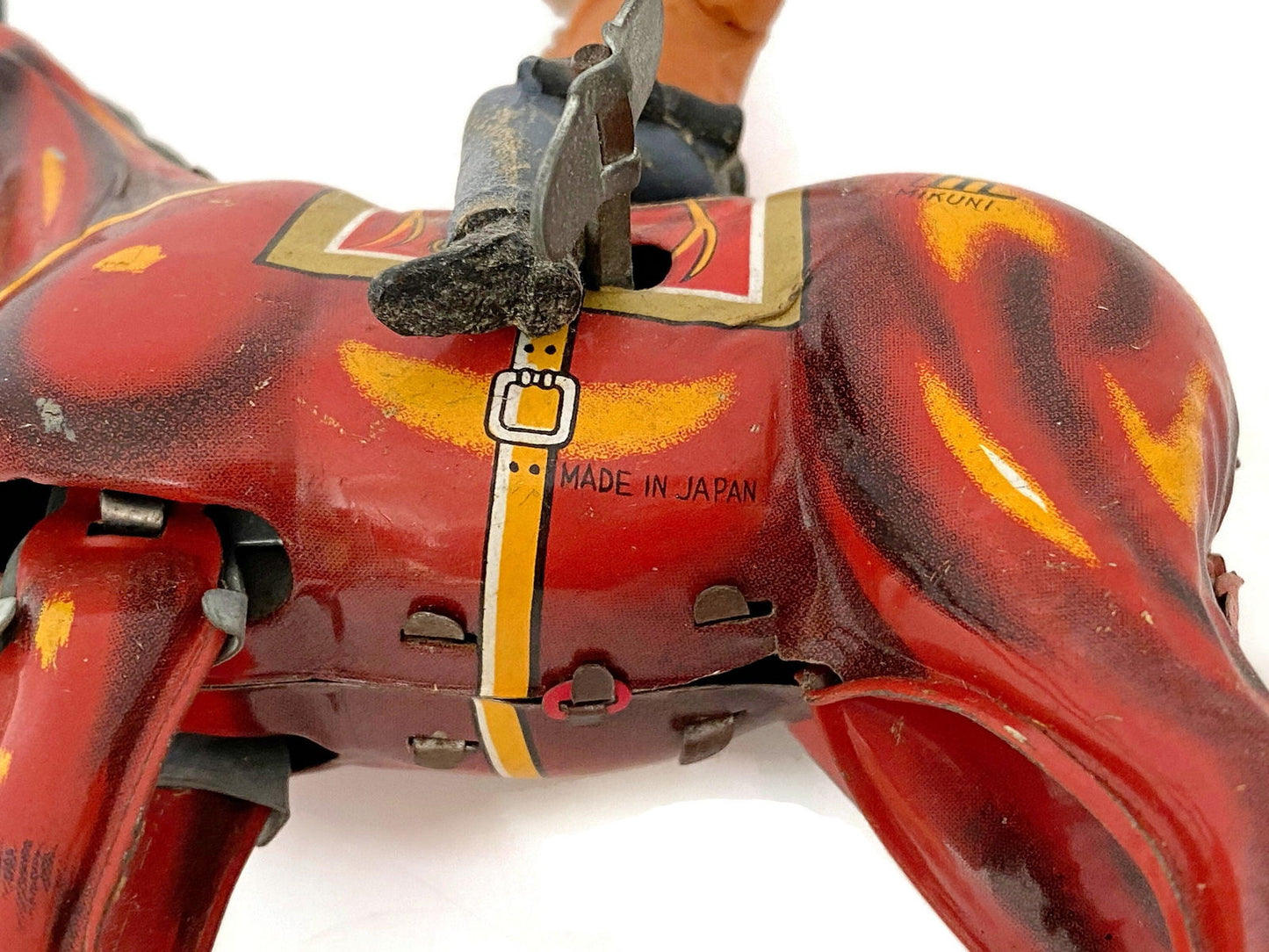 Midcentury Wind Up Toy Cowboy by Mikuni Made in Japan at Duckwells