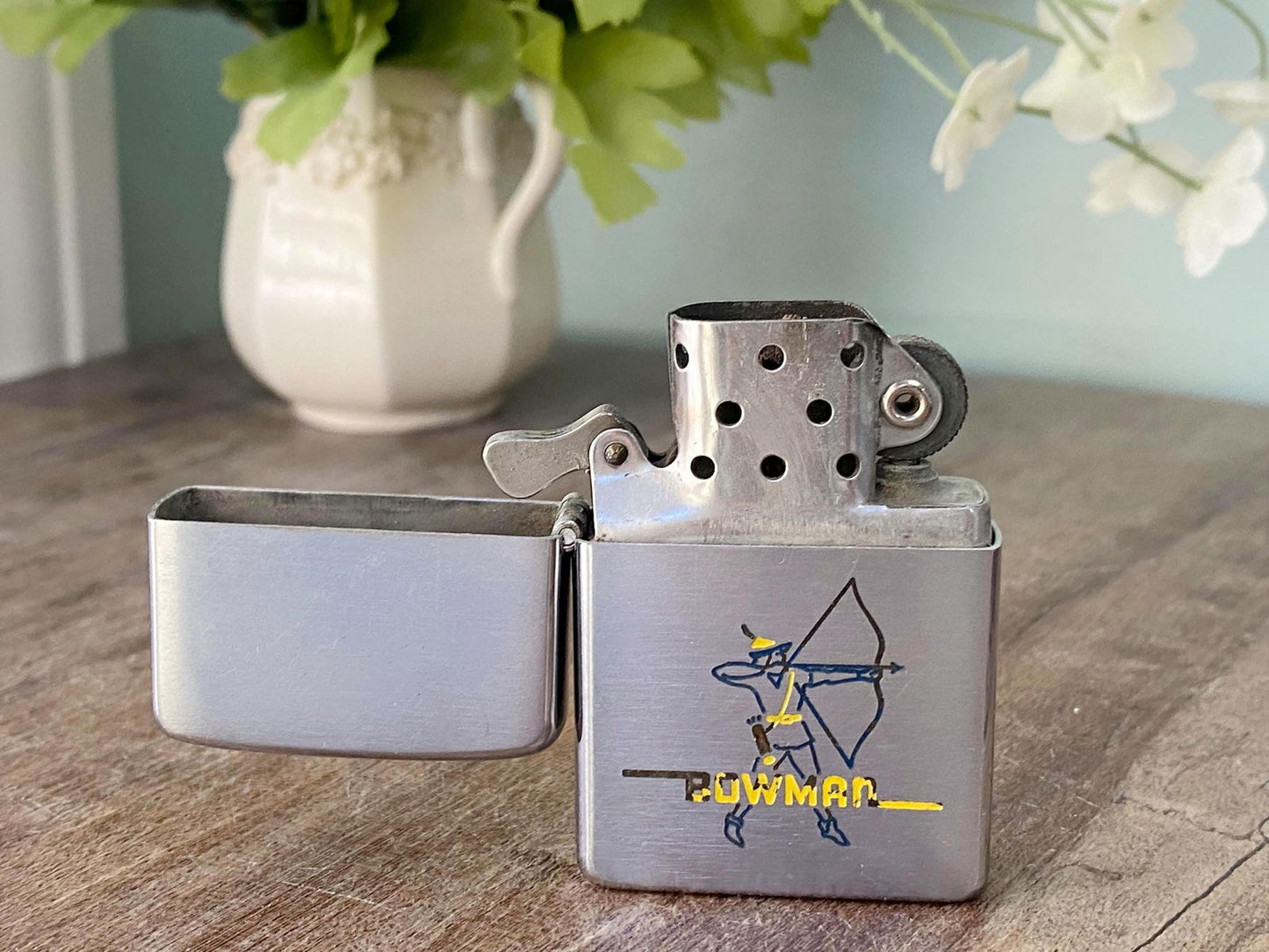 Midcentury Zippo Lighter Bowman Company - Duckwells
