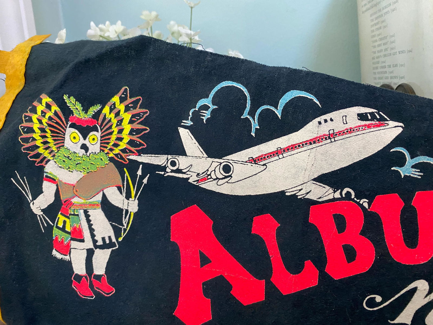 Vintage Albuquerque New Mexico Felt Souvenir Pennant - Duckwells