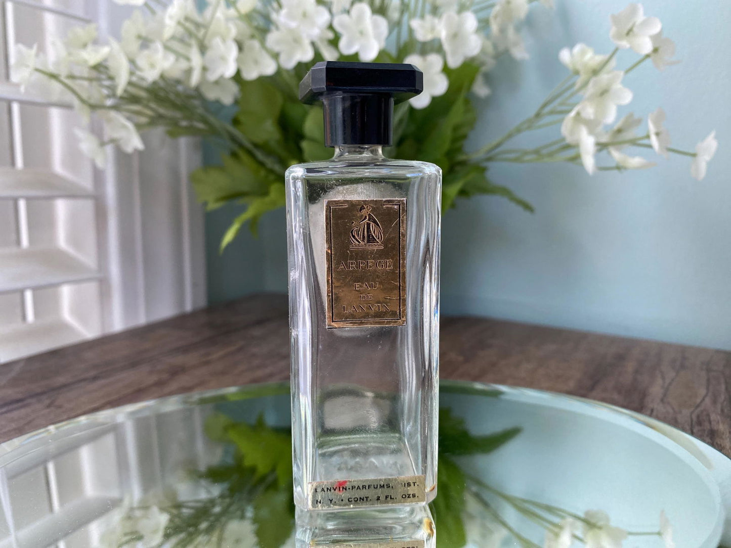 Vintage Arpege Eau de Lanvin Perfume Bottle - Duckwells
