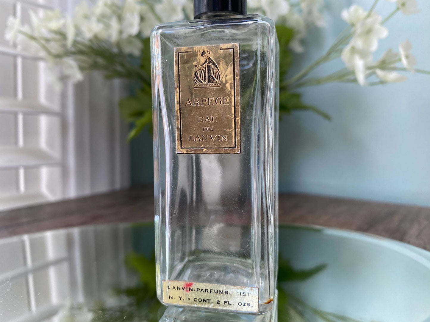 Vintage Arpege Eau de Lanvin Perfume Bottle - Duckwells