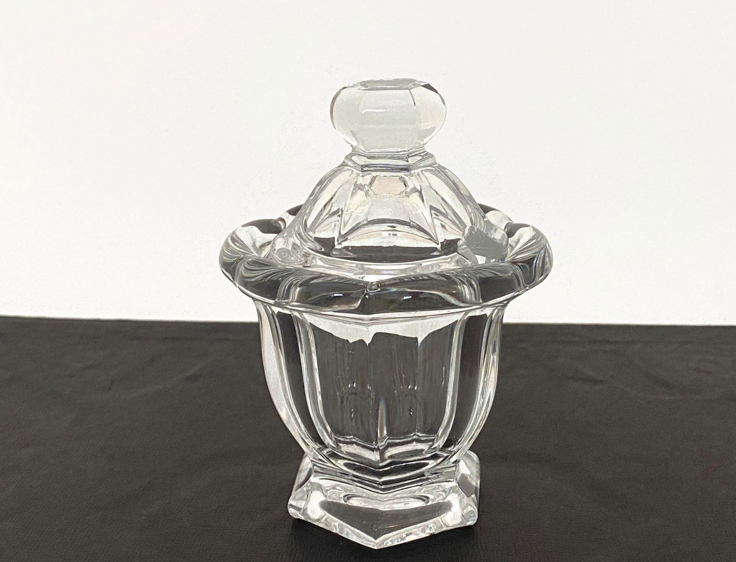 Vintage Baccarat Crystal Jam Jar - Duckwells