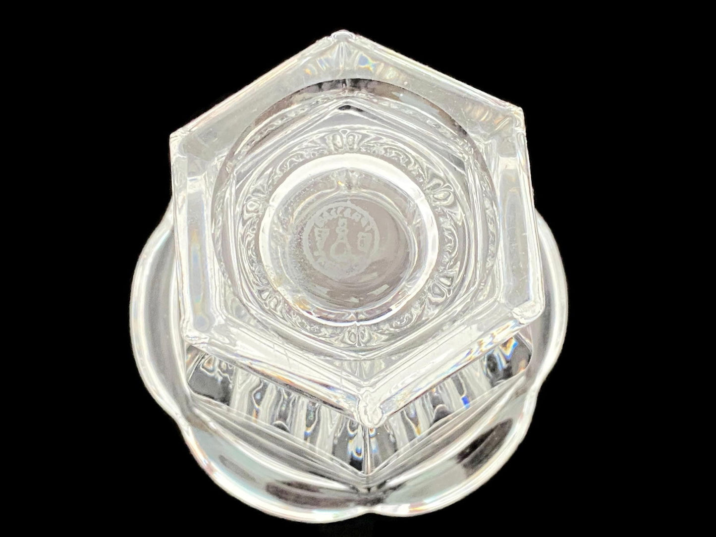 Vintage Baccarat Crystal Jam Jar - Duckwells